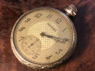 Vintage Art Deco 12s Waltham Pocket Watch Non Running