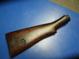 British Lee Enfield No1mkiii Smle Butt Stock With Id Disk Inlet