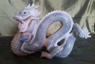 Vintage Oriental Large Dragon Ceramic Figure Japanese