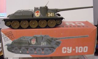 Rare Vintage Russian Military Metal Tank Made In Russia Toy Su - 100.  Save