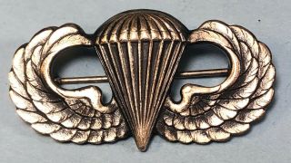 Ww2,  Us Airborne,  Paratrooper,  Jump Wings,  Made By A.  E.  Co. ,  Pin Back,