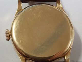 18k Gold Vintage Patek Philippe 300226 Calatrava 96cal 18j Automatic Mens Watch 10