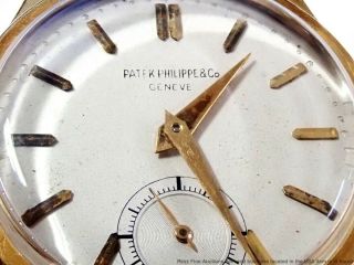 18k Gold Vintage Patek Philippe 300226 Calatrava 96cal 18j Automatic Mens Watch 11