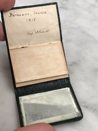 Antique 1918 Ww1 Memento Book Miniature Almanac Petit Almanach France Souvenir
