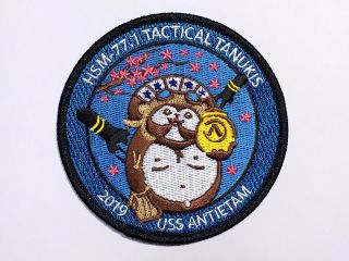 Usn/navy Hsm - 77 " Saberhawks " Det.  1 Tactical Tanukis Shoulder Patch,  2019