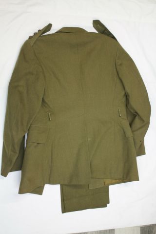 WW2 Canadian RCA Officers Service Dress Jacket with Trousers 5