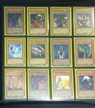 Yugioh Complete 1st Edition Set Of Ancient Sanctuary (ast) 000 To 111 Nm,
