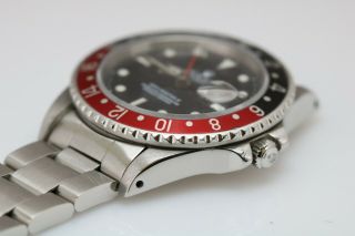 Rolex GMT Master II 16760 “Fat Lady” Vintage Automatic Watch Circa 1980s 12