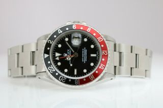 Rolex GMT Master II 16760 “Fat Lady” Vintage Automatic Watch Circa 1980s 3