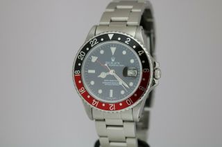 Rolex GMT Master II 16760 “Fat Lady” Vintage Automatic Watch Circa 1980s 7