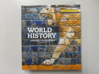 World History Ancient Civilizations California Teacher 