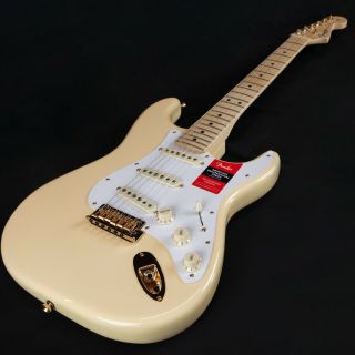 Fender Limited USA Professional Strat in Vintage White with Gold Hardware (706) 7