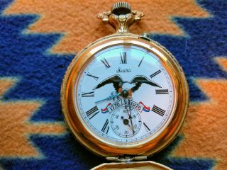 Vintage Bicentennial Sears Pocket Watch - Made In The Uk