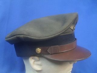 WWII US Army Air Corps Cadet Pilot Officer ' s Uniform Service Cap 5