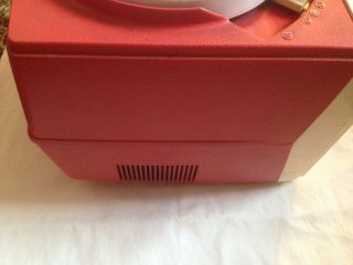 Vintage Show ' N Tell Phono Viewer in Red.  General Electric 1965.  Working/Tested. 6