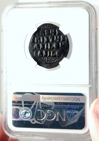 JESUS CHRIST Class A3 Anonymous Ancient 1020AD Byzantine Follis Coin NGC i74770 4