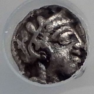 Athens Attica Greece 454bc Silver Obol Ancient Greek Coin Owl Athena Ngc I59901