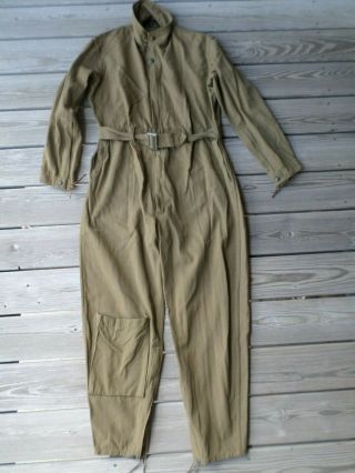 wwii type A - 4 flight suit made by lee with lee buttons size 40 ww2 lee dungarees 2
