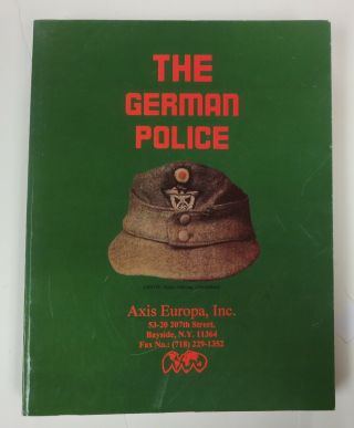 1997 Book By Munoz The German Police Reprint Of 1945 Ww2 Us British Intelligence