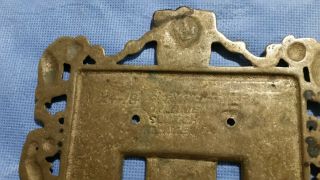 One Virginia Metalcrafters 24 - 18 Brass Ornamental Switch Plate Cover 7