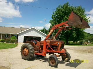 Allis Chalmers D 17 Antique Tractor Loader 3 Pt Ps Farmall Deere B G
