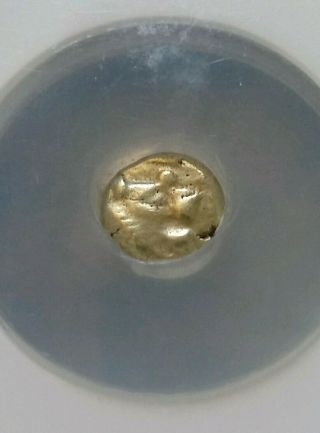 Lydia 1/12th Lion Stater 610 - 546BC NGC Choice VF 4/4 Ancient Gold Coin 2