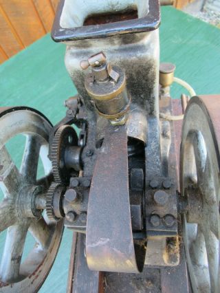 VERY RARE Antique Cast Iron Miniature Stationary Engine Hit and Miss 8