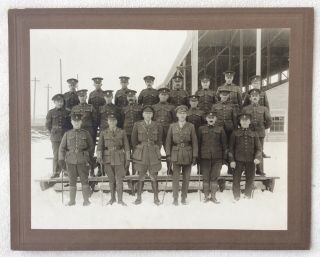 Ww1 Canada Cef Large Group Photo Officers Ncos 37 Battalion Toronto 9”x11”
