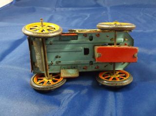 Vintage Modern Toys Japan Tin Friction Toy Fire Truck ENGINE 1912 7