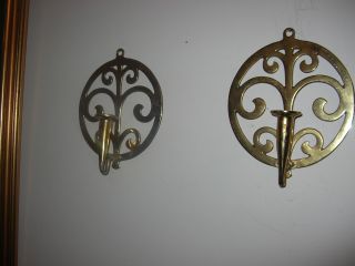 Vintage Virgina Metalcrafters Spouting Waters Sconces