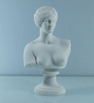 Aphrodite Venus Goddess Bust Sculpture Ancient Greek Roman Mythology 9 "