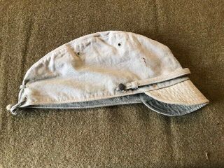 Ww2 Japanese Enlisted Combat Worn Field Cap - Vet Bring Back From Okinawa