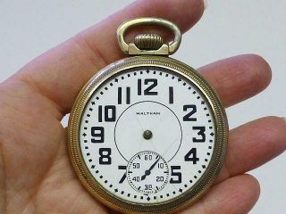 Antique Waltham Premier Mens 17 Jewel Hunters Case Pocket Watch 10k Rolled Gold