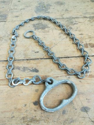 Vintage Cast Iron Cistern Light Pull Steel Chain Toilet Old Reclaimed