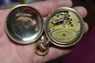 columbus pocket watch low serial number parts 5