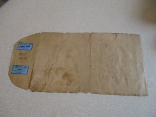 Ancient and Interesting Early Hook Display Envelope From John James & Sons 4