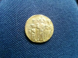 ANCIENT BYZANTINE GOLD SOLIDUS HERACLIUS 7th Century AD THREE KINGS 3