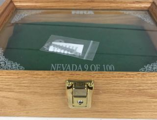 NRA Shadow Display Box Wood Gun With NRA logo and Limited Edition 9 of 100 RARE 2