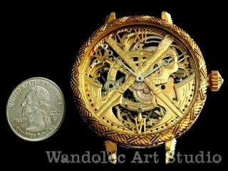 ULYSSE NARDIN intage Men ' s Wristwatch Gold Skeleton Mechanical Mens Wrist Watch 11