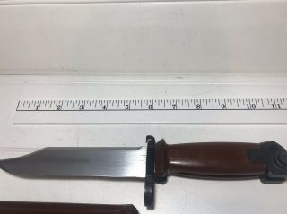 Chinese Bayonet Fighting Knife With Scabbard.  7.  62 5.  45. 2