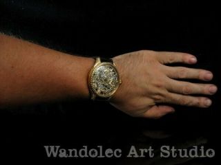 Jaeger LeCoultre Vintage Men ' s Wrist Watch Gold Skeleton Mens Wristwatch Swiss 12
