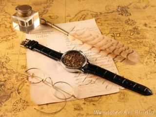 LONGINES Vintage Men ' s Wrist Watch Skeleton Stainless Steel Mens Wristwatches 2