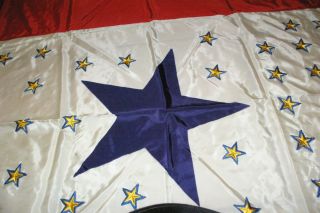 Large Vintage Gold Star 43 star flag 71 