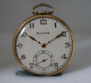 Bulova Deco Fancy Pocket Watch