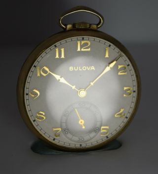 Bulova Deco Fancy Pocket Watch 7
