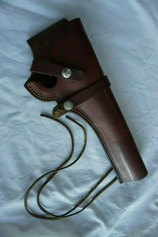 George Lawrence Smooth Leather Holster Marked 24s And 535