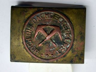 Wwi Period Germany Roofers Buckle