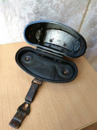 Rare Vintage Antique German case for binoculars box military army bakelite 6