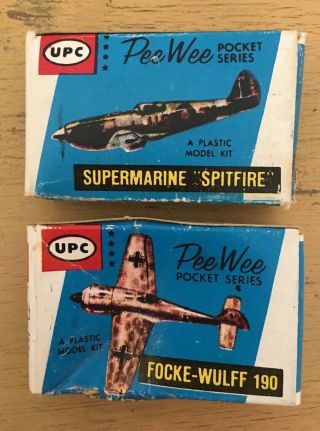 Upc Pee Wee Pocket Series Supermarine Spitfire And Focke Wulff 190