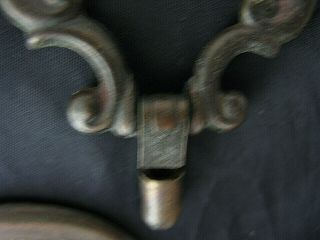 5 Vintage Old Antique Brass Drawer Furniture Handle Pulls Ring 1 3/4 
